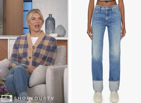 The Talk: May 2024 Amanda Kloots's Rolled Cuff Hem Jeans Amanda Kloots, Escape The Night, 19 Kids And Counting, A Discovery Of Witches, Downward Dog, 90 Day Fiance, Brooklyn Nine Nine, Hem Jeans, Eva Longoria