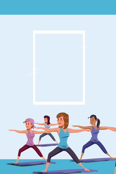 Vector Flat Cartoon Hand Drawn Fitness Exercise Background Exercise Background Fitness, Gym Poster Background, Physical Fitness Background, Workout Background Wallpapers, Exercise Background Design, Physical Fitness Background Wallpaper, Pe Background, Exercise Wallpaper, Exercise Background