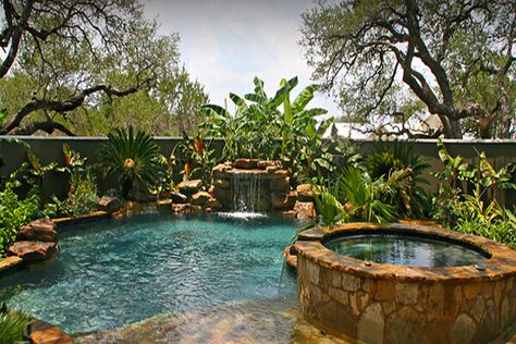 Pool by Keith Zars pools, San Antonio Texas Awesome Backyards, Dream Backyard Pool, Freeform Pools, Pools Backyard Inground, Residential Pool, Backyard Dreams, Swimming Pool Landscaping, Outdoor Sanctuary, Lazy River