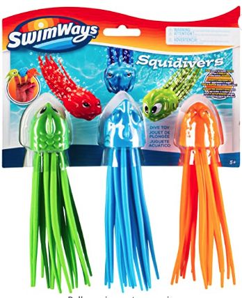 SwimWays SquiDivers Kids Pool Diving Toys, 3 Pack, Bath Toys & Pool Party Supplies for Kids Ages 5 and Up Fun Pool Games, Pool Party Supplies, Pool Party Games, Pool Toys For Kids, Swim Toys, Pool Party Favors, Swimming Pool Toys, Toys Land, Pool Stuff