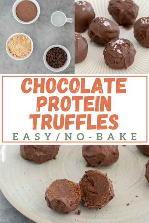 Double Chocolate Protein Balls, Protein Truffle Balls, Keto Chocolate Protein Powder Recipes, Marshmallow Protein Powder Recipes, Hidden Protein Recipes, Protein Balls With Protein Powder, Protein Cake Balls, Chocolate Protein Powder Recipes, Recipes With Protein Powder