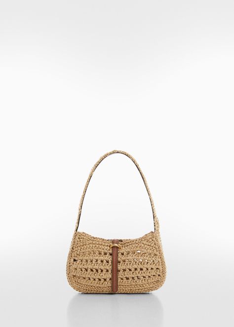 Women’s bags 2024 | MANGO USA Crochet A Bag, Fibre And Fabric, Beginner Crochet Projects, Rattan Bag, Boho Purses, Bag Crochet, Fancy Outfits, Cute Bags, Cozy Knits