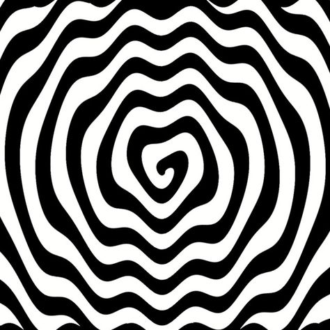 'Vinylize - Heat Warped' - Monochrome Spiral Vortex Hypnotic Spinning Record Optical Illusion Pattern by SHOTT Spiral Optical Illusion, Warped Art, Spiral Design Pattern, Parker Core, Hypnotic Pattern, Optical Illusion Pattern, Black And White Spiral, Geometric Spiral, Illusion Pattern