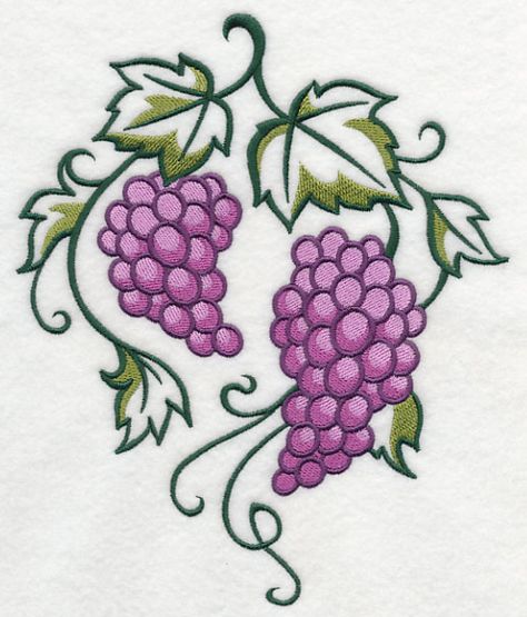 Freestanding Lace Embroidery, Ceramic Wall Decor, Colouring Printables, Holiday Flower, Grape Bunch, Vine Design, Ribbon Work, Free Machine Embroidery Designs, Embroidery Library