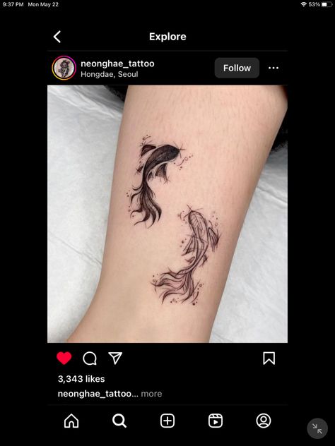 Love the texture work Parallel Tattoo Ideas, Gojo Fish Tattoo, Gojo Getou Tattoo, Jjk Koi Fish Tattoo, Jujutsu Kaisen Beta Fish Tattoo, Satosugu Beta Fish Tattoo, Jujutsu Kaisen Fish, Jjk Fish Tattoo, Beta Fish Tattoo Jjk