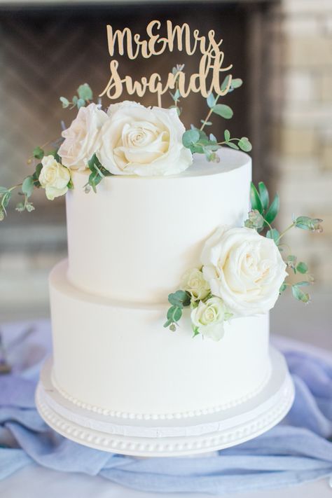 Cake For Civil Wedding, 2 Tier Wedding Cake Fondant, Wedding Cake Fresh Flowers Simple, Small Two Tier Wedding Cake, 2 Tier Wedding Cakes Simple Elegant, Simple 2 Tier Wedding Cake, Simple Wedding Cake 2 Tier, Simple Two Tier Wedding Cake, White Wedding Cake Simple