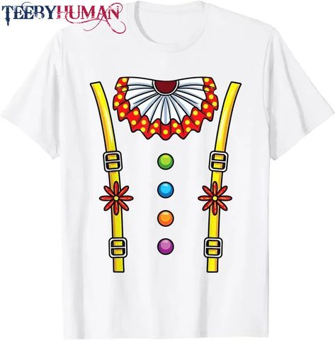 Clown Circus Costume Halloween Unisex Tee Hoodie Classic T-Shirt Check more at https://teebyhuman.com/product/clown-circus-costume-halloween-unisex-tee-hoodie-classic-t-shirt/ Circus Costume, Circus Theme, Costume Halloween, Circus, Halloween Costumes, Classic T Shirts, Mens Graphic, Mens Graphic Tshirt, Halloween