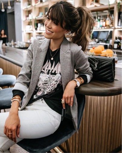 Mode Edgy, Chique Outfit, Estilo Rock, Pastel Outfit, Rock Outfits, Elegante Casual, Mode Casual, Outfit Jeans, Rocker Chic