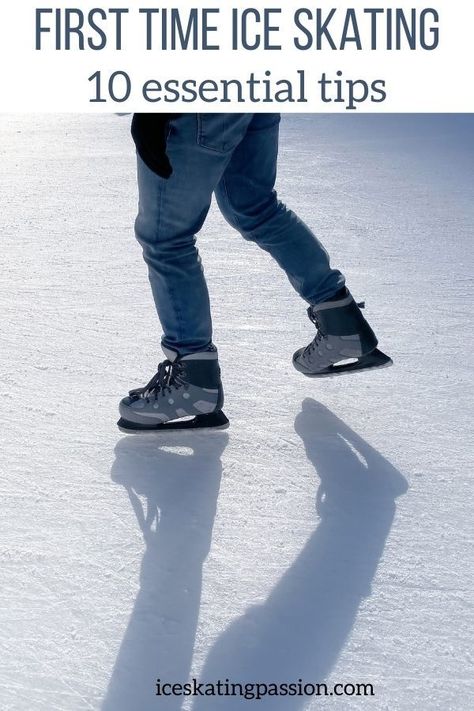 Outdoor Ice Skating Outfit, Skating Essentials, Ice Skating Tips, Skating Tips For Beginners, Ice Skating Beginner, Tips For Your First Time, Indoor Ice Skating, Ice Skating Lessons, Skating Tips