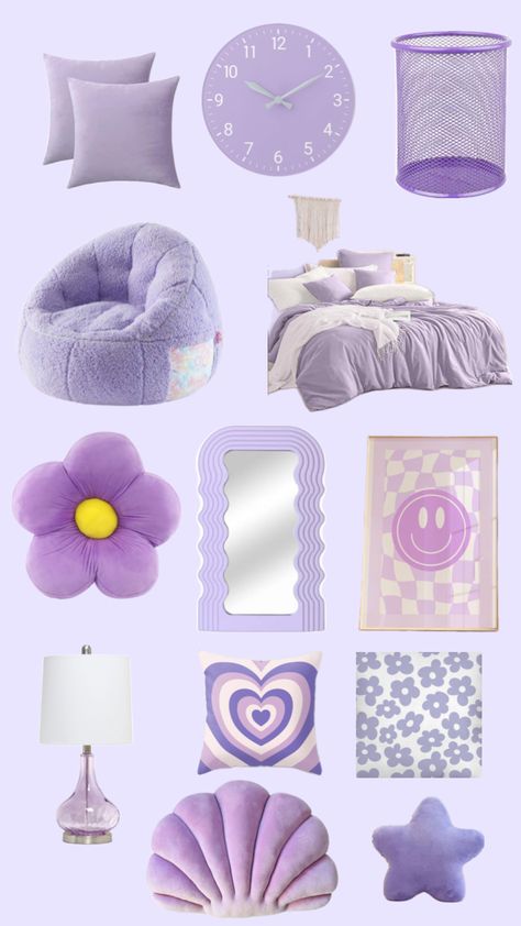 @torivinella Hope you like!!💜 #roomdecor #aesthetic #viral Room Decor Ideas Purple Theme, Purple Preppy Bedroom, Purple Aesthetic Furniture, Lilac Bedroom Ideas Aesthetic, Room Ideas Purple Aesthetic, Purple Aesthetic Bed, Pastel Purple Aesthetic Room Ideas, Purple And Black Room Aesthetic, Lilac Aesthetic Bedroom