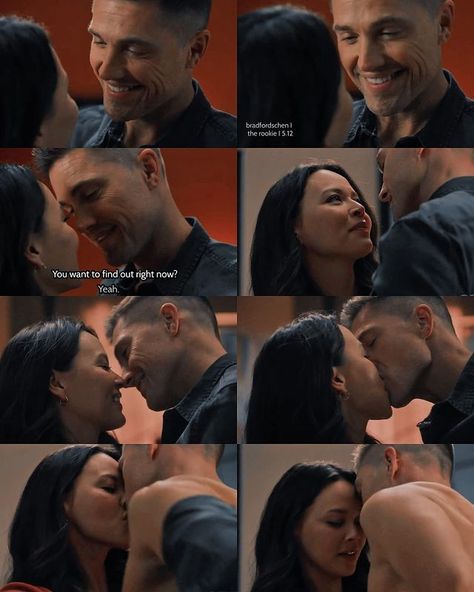 Sara | 5.12 ➡️ Swipe to see the whole scene. __ This sceneeeeeeeee 🔥 🥵 __ Show: The Rookie Episode: 5.12 | Instagram Chenford Kiss, Lucy And Tim The Rookie, Chenford Wallpaper, The Rookie Tim Bradford, The Rookie Lucy And Tim, The Rookie Chenford, Lucy Chen And Tim Bradford, Lucy Chen, Tim Bradford