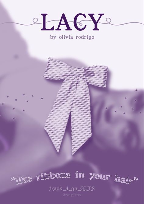 Purple Aesthetic Poster Prints, Olivia Rodrigo Poster Aesthetic Room, Olivia Rodrigo Poster Aesthetic, Olivia Rodrigo Prints, Purple Poster Aesthetic, Purple Poster Design, Lacy Olivia Rodrigo, Poster Wall Ideas Aesthetic, Music Poster Aesthetic