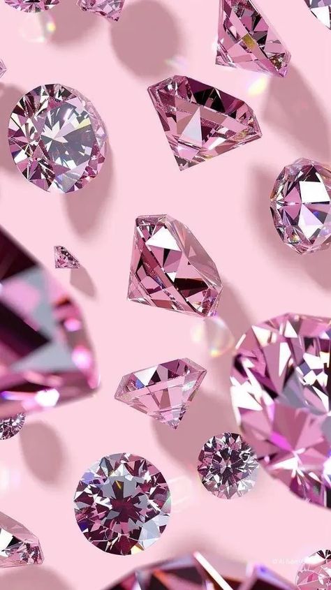 Pink Diamond Wallpaper, Diamond Wallpaper Iphone, Vintage Hd, Fashion Tumblr, Diamond Wallpaper, Bling Wallpaper, Diamond Bling, Beautiful Wallpapers Backgrounds, Aesthetic Love