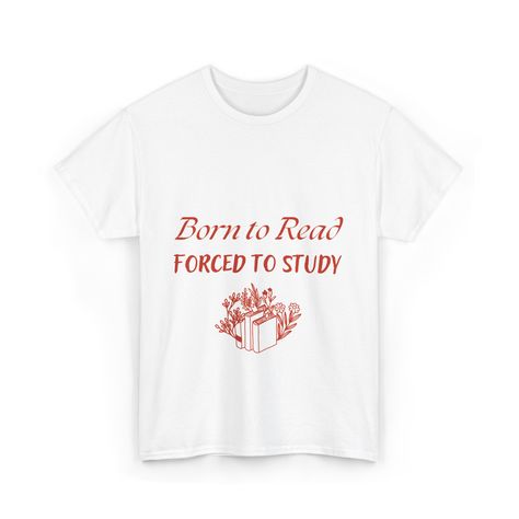 born to read forced to study tee/tshirt 💌
Click the link to Buyyy... Study Tee, To Study, Click The Link, Cotton Tee, To Read, Reading, T Shirt