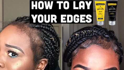 How To Lay Your Edges - Sweat Proof Edges (4c Friendly) [Video] - https://blackhairinformation.com/video-gallery/how-to-lay-your-edges-sweat-proof-edges-4c-friendly-video/ Edges 4c, How To Lay Edges, Shaved Side Hairstyles, Hairstyle Youtube, Hair Care Regimen, Edges Hair, Hairstyles Braided, 4c Natural Hair, 4c Hair