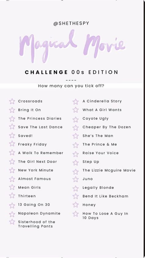 Magical Movies: 2000's Movies For Teens, Magical Movies, Netflix Movie List, Movie Challenge, She's The Man, Movies To Watch Teenagers, Save The Last Dance, Netflix Movies To Watch, Movie To Watch List