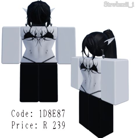 Mommy Roblox Avatar R6, Roblox R6 Fits Women, Evade Roblox Avatars R6 Fem, R6 Fits, Estilo Emo, Roblox Emo Outfits, Crocs Fashion, Emo Roblox Avatar, Cute Eyes Drawing