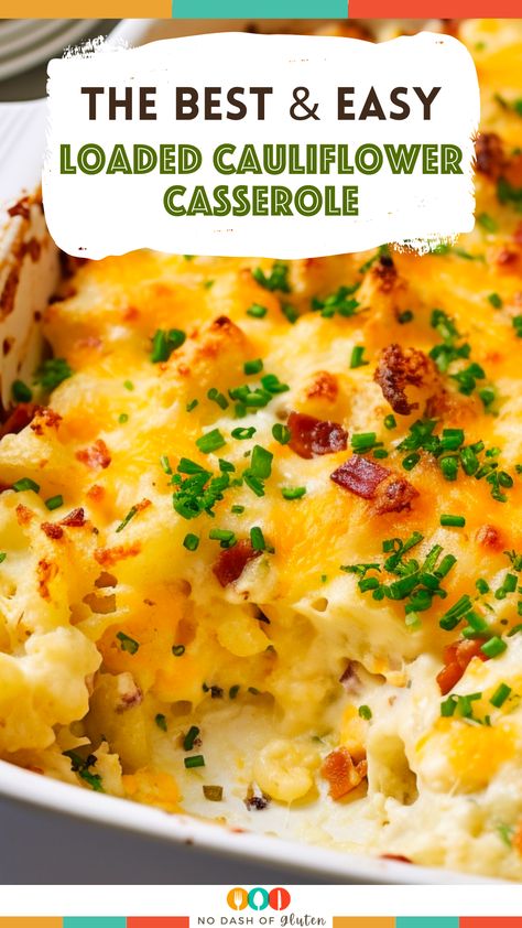 Loaded Baked Cauliflower Casserole, Cheesy Cauliflower Casserole Keto, Cheesy Califlower Casseroles Keto, Califlower Casseroles Low Carb, Cauliflower Au Gratin Keto, Baked Cauliflower Casserole Recipe, Keto Loaded Cauliflower Casserole, Cauliflower Hashbrown Casserole, Chopped Cauliflower Recipes