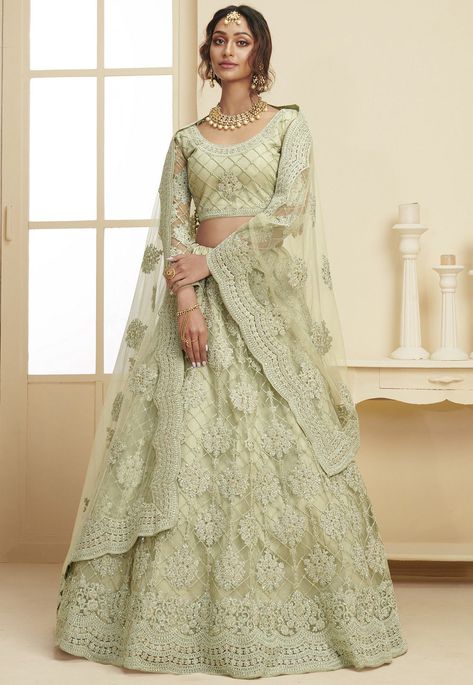 Orang India, Lehenga Bridesmaid, Bridal Lehenga Online, Indian Wedding Lehenga, Bridesmaid Lehenga, Designer Bridal Lehenga Choli, Reception Lehenga, Designer Bridal Lehenga, Green Lehenga