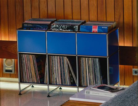 Usm Furniture, House Moodboard, Modular Furniture System, Library Bookcase, Bedside Table Storage, Vinyl Record Storage, Vinyl Storage, Media Unit, Record Storage