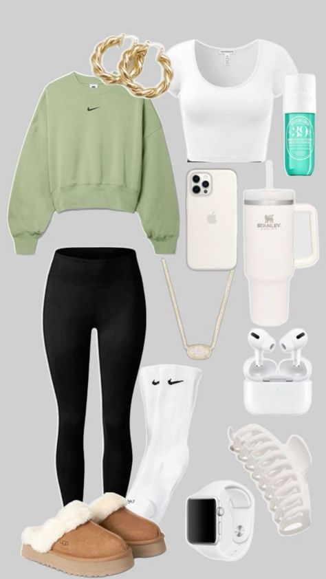 Simple Outfits For School, Look Legging, Cute Nike Outfits, Mode Zara, Preppy Summer Outfits, Casual Preppy Outfits, Trendy Outfits For Teens, Cute Lazy Day Outfits, Cute Outfits For School