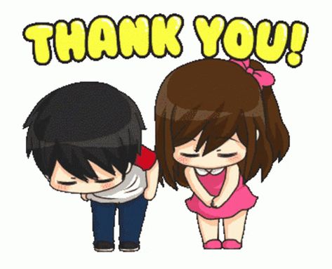 Thank You GIF - Thank You Thanks - Discover & Share GIFs Anime Thank You Images, Thanks Gif, Emoji Gif, Thank You Pictures, Funny Thank You, Thank You Images, Love Cartoon Couple, Emoji Pictures, Good Morning Beautiful Images