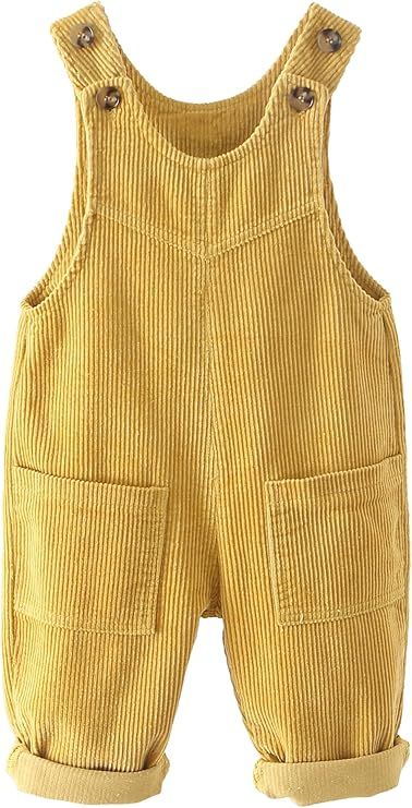 Amazon.com: Baby Boy Girl Corduroy Overalls Toddler Cotton Cute Sleeveless Workwear Summer One Piece Button Suspender Overalls Plain Romper Outfit Yellow 18-24 Months: Clothing, Shoes & Jewelry Romper Fall Outfit, Overalls Baby Girl, Baby Girl Style, Button Suspenders, Boys Sewing Patterns, Suspender Jumpsuit, Corduroy Jumpsuit, Romper Fall