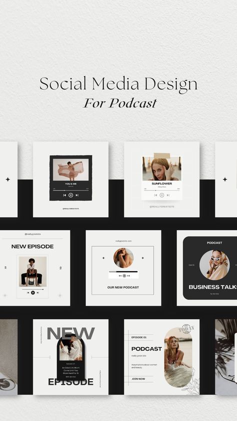 Podcast Business, Podcast Instagram, Guide Design, Business Instagram, Instagram Template Design, Story Templates, Template Instagram, Today Episode, Instagram Business