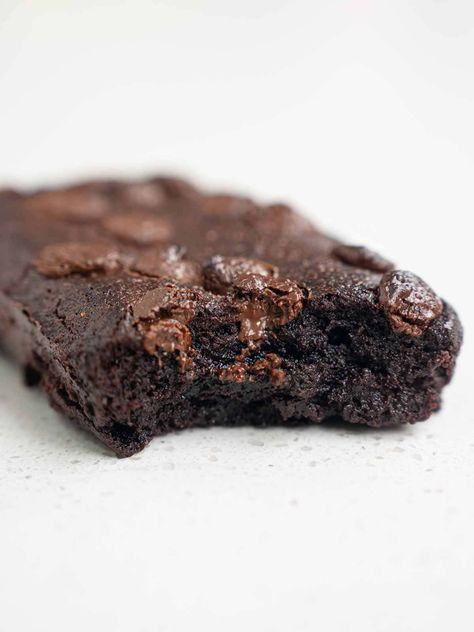 Single Serve Brownie - Catherine Zhang Single Serving Brownie Recipe, Single Serving Brownie, Catherine Zhang, Single Serve Brownie, Batch Baking, Vegan Egg Substitute, Small Batch Baking, Brownie Desserts, Brownie Ingredients