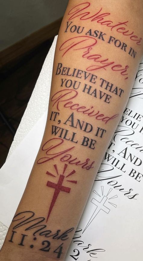 Brother Quotes Tattoo, Bible Quote Tattoos, Scripture Tattoos, Forearm Tattoo Quotes, Arm Sleeve Tattoos For Women, Cute Tattoos On Wrist, Bible Verse Tattoos, Verse Tattoos, Brother Tattoos