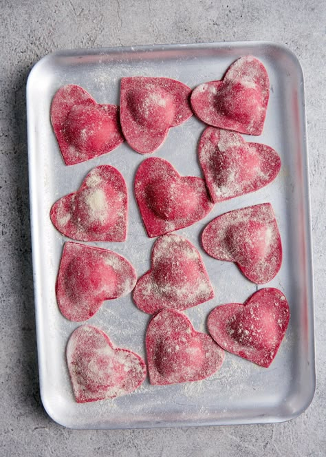 Heart Ravioli, Sage Sauce, Ravioli Recipe, Brown Butter, Ravioli, Beautiful Food, Pretty Food, Cute Food, Thyme