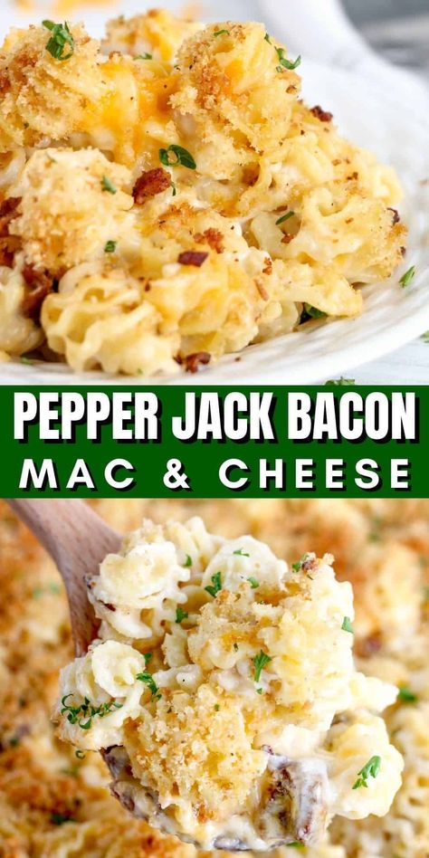 Bacon Pepper Jack Mac And Cheese, Easy Cheesy Recipes, Cheesy Recipes Easy, Affordable Meals, Comfort Dinner, Bacon Mac And Cheese, Mac Cheese Recipes, Cheesy Recipes, Easy Cheesy