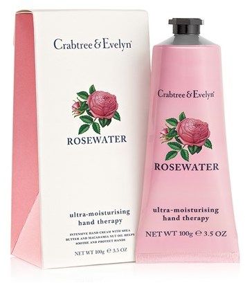 Rosewater Hand Therapy 100g Macadamia Nut Oil, Hand Scrub, Crabtree & Evelyn, Hand Therapy, Foot Cream, روتين العناية بالبشرة, Rose Water, Propylene Glycol, Hand Cream