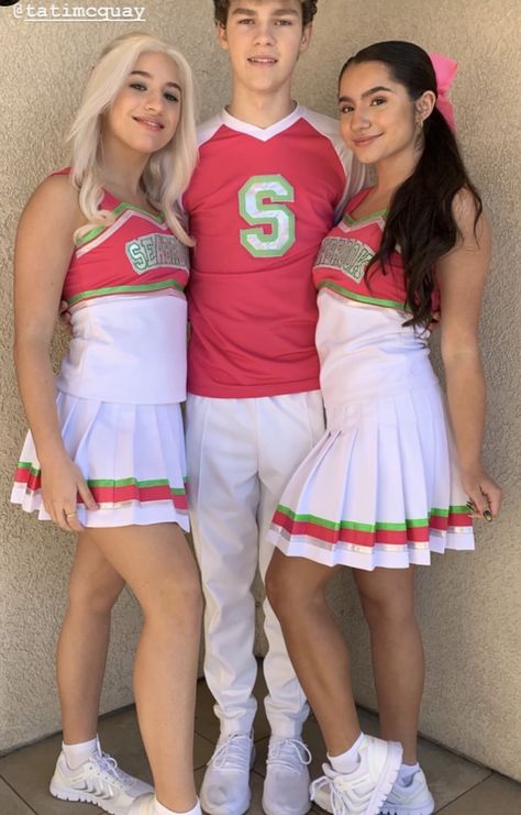 Zombie Cheerleader, Cheer Costumes, Zombies Disney, Chandler Kinney, Disney Zombies, Cheerleader Costume, Kenzie Ziegler, Zombie Disney, Zombies 2