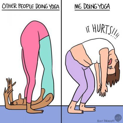 30 Yoga Memes That Are Honestly Funny #yogamemes #yogajokes #yogimemes #memes #funnymemes #humor #sayingimages Yoga Jokes, Yoga Meme, Yoga Humor, Yoga Cartoon, Yoga Quotes Funny, Yoga Kundalini, Yoga Iyengar, Daily Yoga, Yoga Art