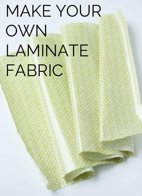 sewing 101// make your own laminate fabric + tips for sewing with laminates - see kate sew Laminated Fabric, Sewing 101, Sewing Tips And Tricks, Beginner Sewing Projects Easy, Fabric Diy, Sewing Fabrics, Leftover Fabric, Sew Easy, Sewing And Quilting