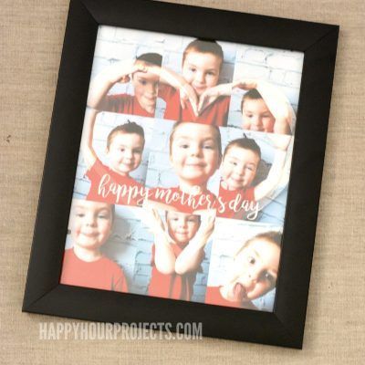 Mother’s Day Gifts | DIY Photo Art Picture Crafts For Mothers Day, Photo Wreath, Photo Crafts, Photo Gifts Diy, Mothers Day Pictures, Father Gifts, Body Art Photography, Photo Frame Gift, Diy Picture Frames