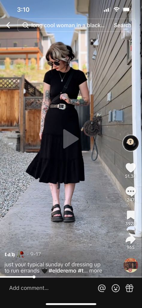 Whimsical Goth Summer Outfits, Teacher Outfits Alt Grunge, Moody Outfit Aesthetic, Bohemian Witch Aesthetic, Romantic Goth Summer Outfits, Goth Vacation Outfit, Corporate Goth Summer, Alt Wedding Guest Outfit, Goth Summer Aesthetic