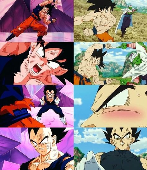 Goku Vegeta And Gohan, Fusion Dance Dbz, Dbz Pictures, Vegeta Goku, Fusion Dance, Vegito Y Gogeta, Goku Y Vegeta, Alphonse Elric, Goku Vegeta