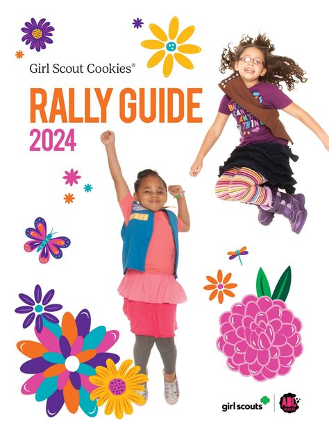 2024 Cookie Rally Guide Girl Scout Cookie Rally 2024, Girl Scout Cookie Activities, Cookie Rally Ideas Girl Scout, Girl Scout Cookie Rally Activities, Girl Scout Cookie Rally, Abc Cookies, Rally Idea, Email Flyer, Gs Cookies