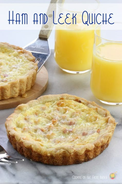 Recipes Using Ham, Quiche Breakfast, Filet Mignon Chorizo, Leek Quiche, Delicious Quiche, Leftover Ham Recipes, Leftover Ham, Ham Recipes, Quiche Recipes