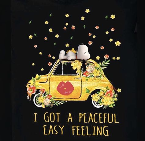 I Got A Peaceful Easy Feeling, Snoopy Listening To Music, Peaceful Easy Feeling, Snoopy Funny, Snoopy Images, Peanuts Cartoon, Snoopy Wallpaper, Peanuts Characters, Snoopy Quotes