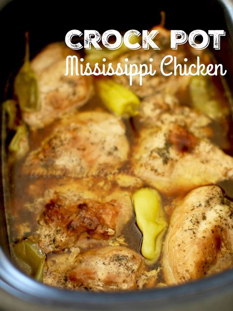 Crock Pot Mississippi Chicken, Crock Pot Mississippi Pot Roast, Mississippi Chicken, Crock Pot Recipe, Pork Roast Recipes, Mississippi Pot Roast, Pot Dinners, Country Cook, The Country Cook