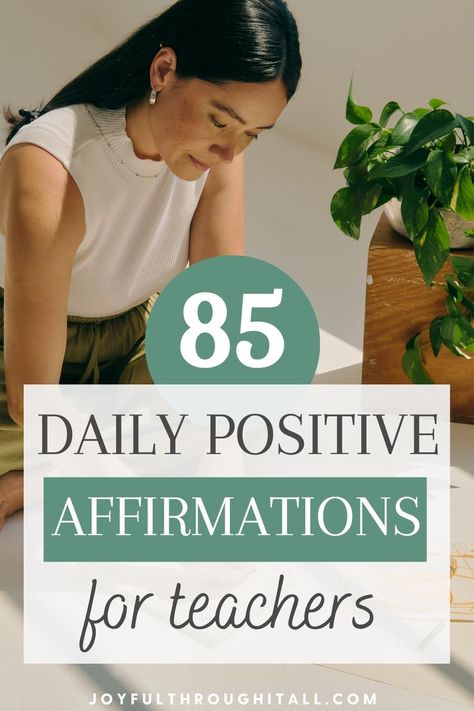 Daily morning Affirmations for teachers Affirmations For Teachers, Teacher Affirmations, Quit Teaching, Staff Morale, Daily Journal Prompts, Daily Word, Daily Positive Affirmations, Morning Affirmations, Positive Quotes Motivation