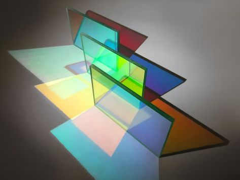 Optichroic® Dichroic Glass from Bendheim - Architizer Playground Design, Dichroic Glass, Light Show, Paper Lamp, Novelty Lamp, Table Lamp, Google Search, Glass, Pattern