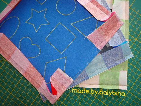 Quiet Book Binding, Quite Book Patterns, Binding Quiet Book, Edges Tutorial, Diy Montessori Toys, Quiet Book Pages, Quiet Book Templates, Bookbinding Tutorial, Diy Quiet Books