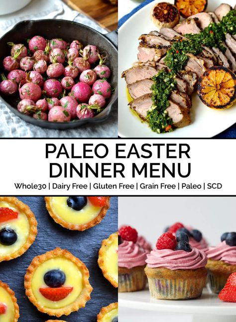 Paleo Easter Dinner Menu (Gluten Free - Grain Free) | Every Last Bite Paleo Easter Recipes, Roasted Fennel Salad, Paleo Easter, Non Processed Foods, Easter Dinner Menus, Roasted Veggies In Oven, Gluten Free Easter, Paleo Dinners, Grain Free Diet