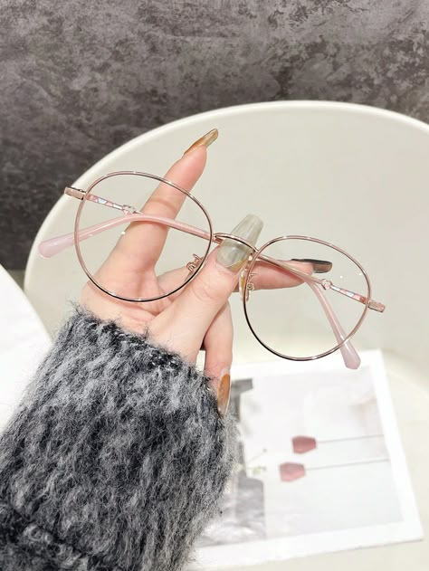 Collar     Embellished   Women Accessories Glasses Frames For Women Heart Face, Trending Spectacles For Women, Trendy Spectacles Frames, Chasma Frame For Women, Korean Spectacles, Cute Glasses Aesthetic, Spectacles Women, Korean Glasses, Unicorn Wallpaper Cute