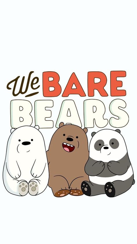 We Bare Bears | Fondo De Pantalla Oso, Fondos De Pantalla Istoria Artei, We Bare Bears Wallpapers, Ice Bears, Three Bears, Cute Panda Wallpaper, Bear Illustration, We Bear, Bare Bears, We Bare Bears