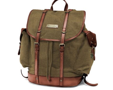 Waxed Canvas Leather Backpack, Camping Rucksack, Hipster Backpack, Vintage Briefcase, Waxed Canvas Backpack, Retro Backpack, Unique Backpacks, Rucksack Bag, Hiking Bag